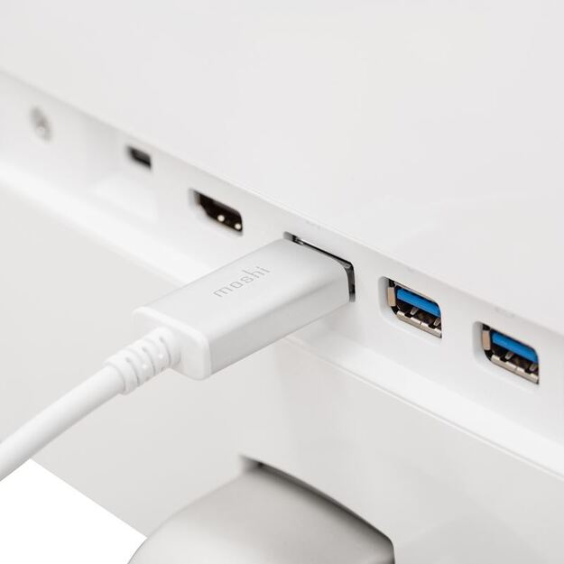 Moshi USB-C į DisplayPort 1,5 m, 5K (baltas) laidas