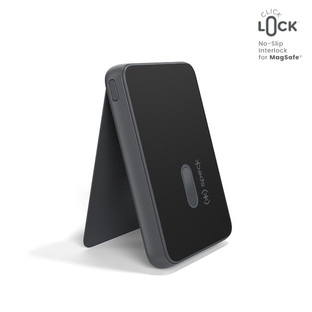Speck StandyBank + ClickLock - Power Bank MagSafe 5000mAh + stovas (juodas) 12
