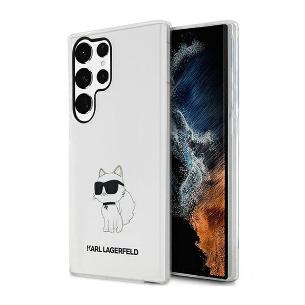 Karl Lagerfeld IML NFT Choupette – dėklas, skirtas Samsung Galaxy S23 Ultra (skaidrus)