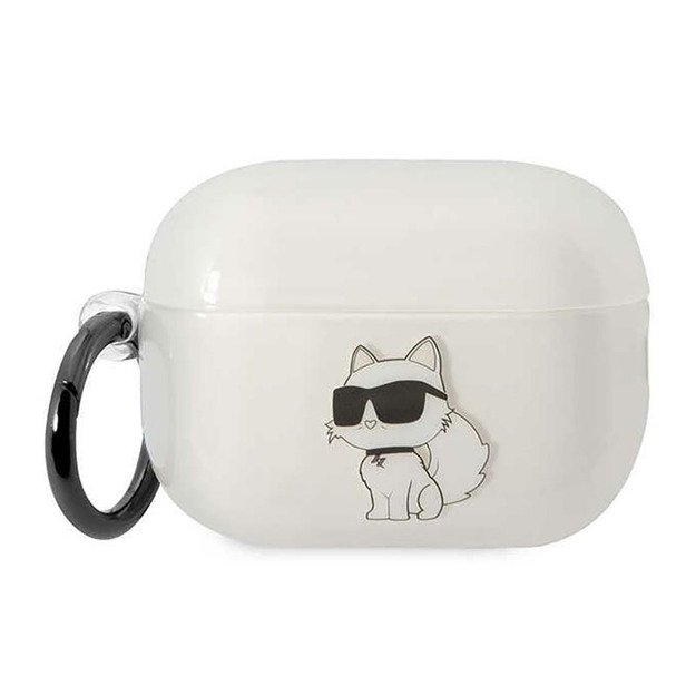 Karl Lagerfeld NFT Ikonik Choupette Head – dėklas, skirtas Apple AirPods Pro 2 (skaidrus)