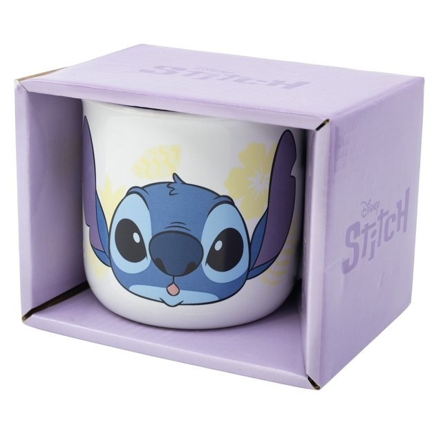 Disney Stitch - Keraminis puodelis dovanų dėžutėje iš Palms Collection 400 ml