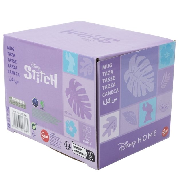 Disney Stitch - Keraminis puodelis dovanų dėžutėje iš Palms Collection 400 ml 4 Disney Stitch - Keraminis puodelis dovanų dėžutėje iš Palms Collection 400 ml 4