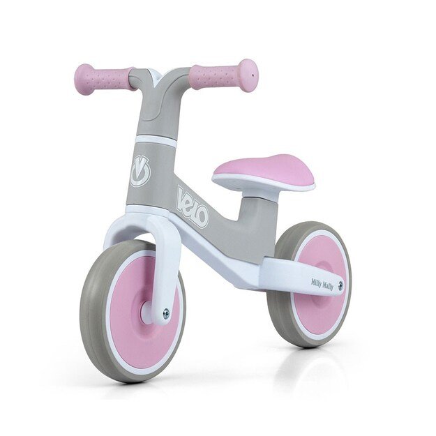 Milly Mally Velo Pink vaikiškas balansinis dviratis