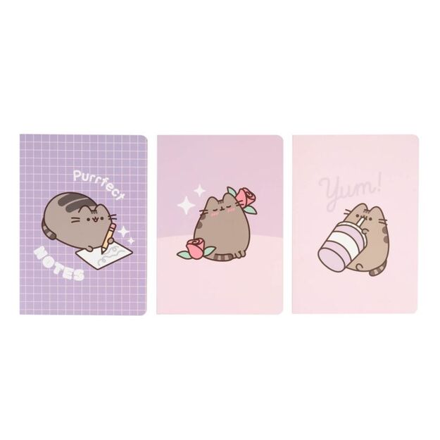Pusheen – A5 formato užrašų knygelių rinkinys iš Moments kolekcijos (3 vnt.) 9