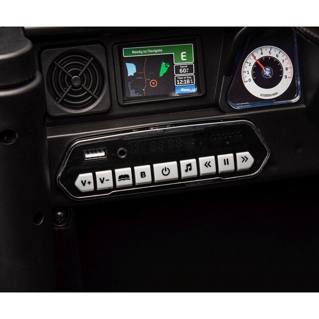 Elektrinis vaikiškas automobilis Milly Mally Toyota FJ Cruiser Black