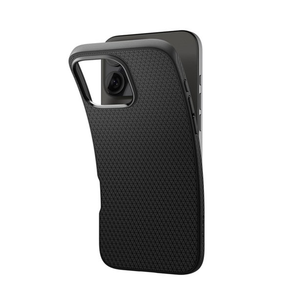 Spigen Liquid Air – dėklas, skirtas iPhone 16 Pro Max (matinė juoda) 5