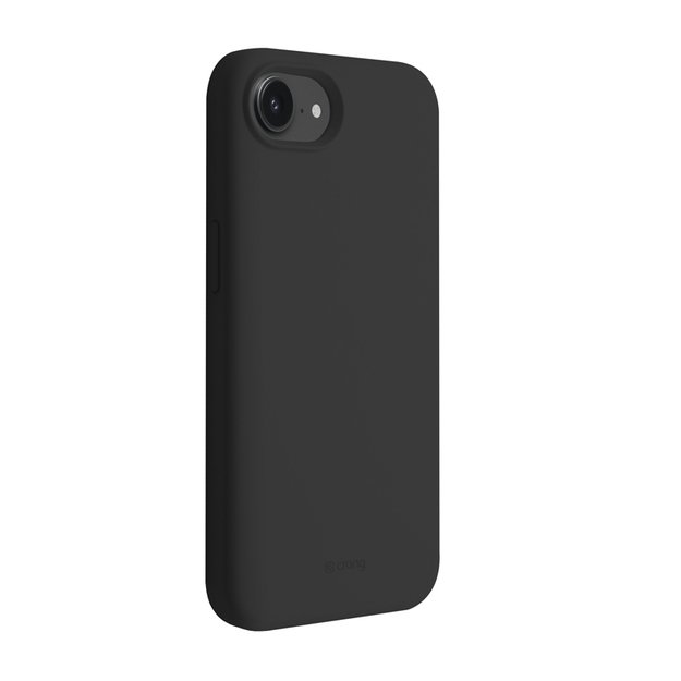 Crong Color Cover Magnetic – dėklas, skirtas iPhone 16e MagSafe (juodas)
