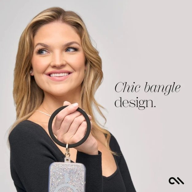 Case-Mate telefono apyrankė – išmaniojo telefono riešo dirželis (juodas) 4