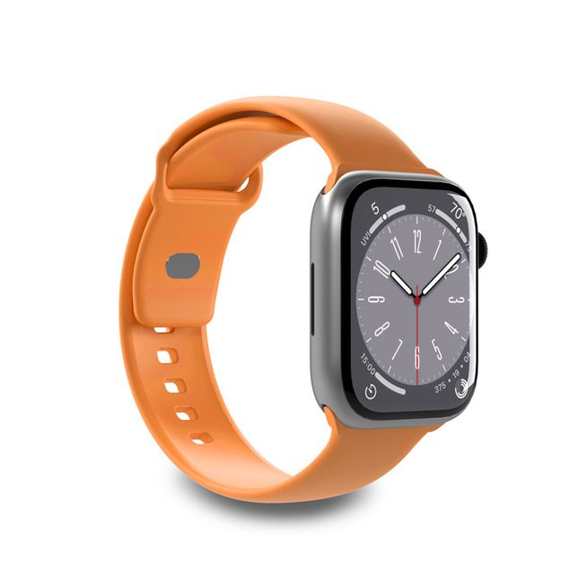 PURO ICON – elastingas dirželis, skirtas Apple Watch 38/40/41 mm (S/M & M/L) (abrikosinis)