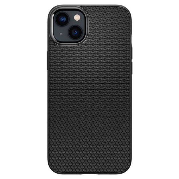 Spigen Liquid Air – dėklas, skirtas iPhone 15 Plus / iPhone 14 Plus (juodas)