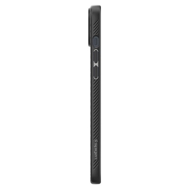 Spigen Liquid Air – dėklas, skirtas iPhone 15 Plus / iPhone 14 Plus (juodas)