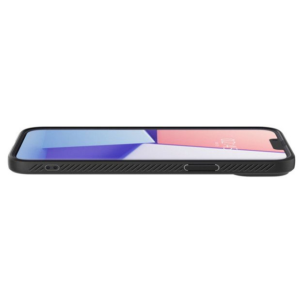 Spigen Liquid Air – dėklas, skirtas iPhone 15 Plus / iPhone 14 Plus (juodas)