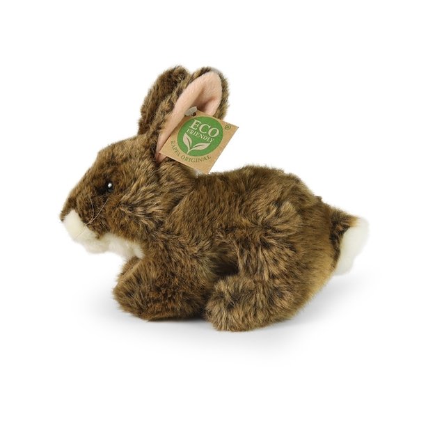 Pliušinis žaislas „Rappa“ – triušis, 17 cm, ekologiškas
