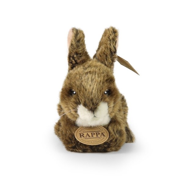 Pliušinis žaislas „Rappa“ – triušis, 17 cm, ekologiškas