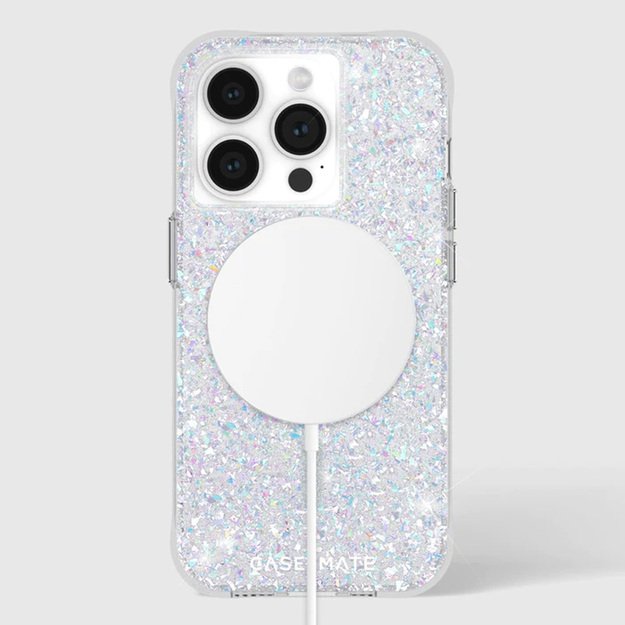 „Case-Mate Twinkle MagSafe“ – „iPhone 15 Pro“ dėklas (diskotekos spalvos)