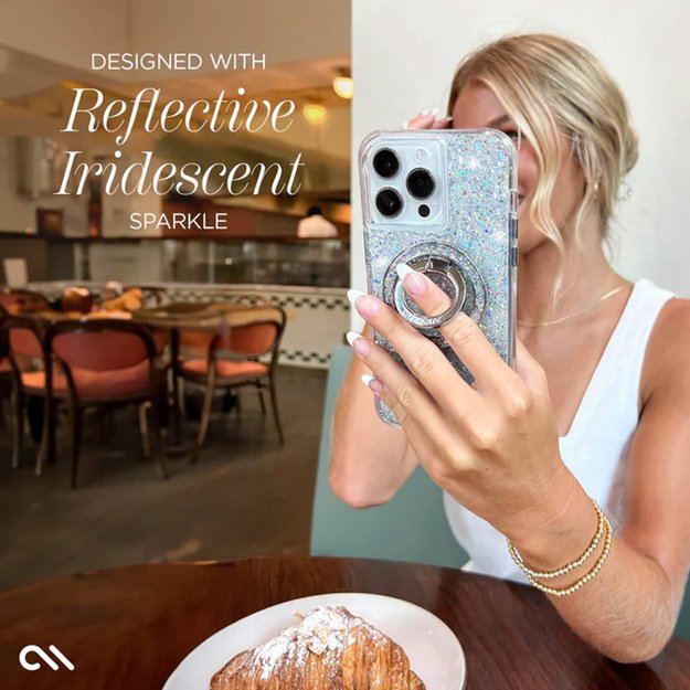 „Case-Mate Twinkle MagSafe“ – „iPhone 15 Pro“ dėklas (diskotekos spalvos) 25