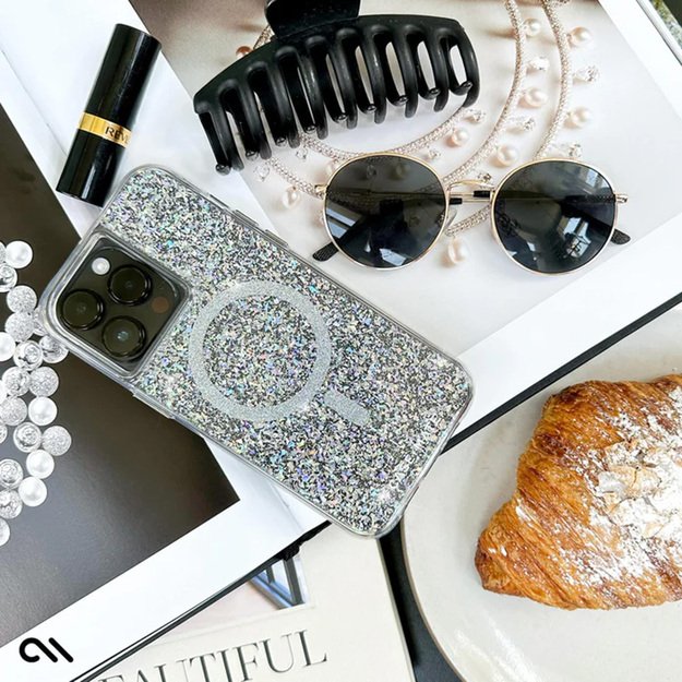 „Case-Mate Twinkle MagSafe“ – „iPhone 15 Pro“ dėklas (diskotekos spalvos) 28