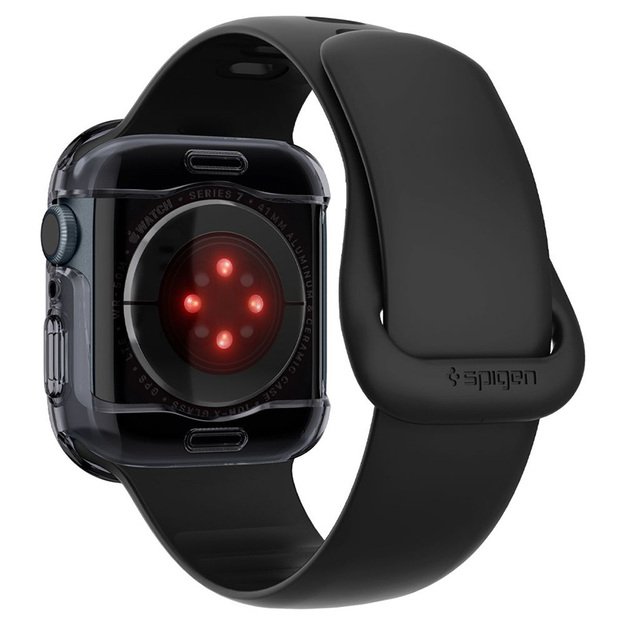 „Spigen Ultra Hybrid“ – dėklas, skirtas „Apple Watch 7/8/9“ (41 mm) (skaidrus)