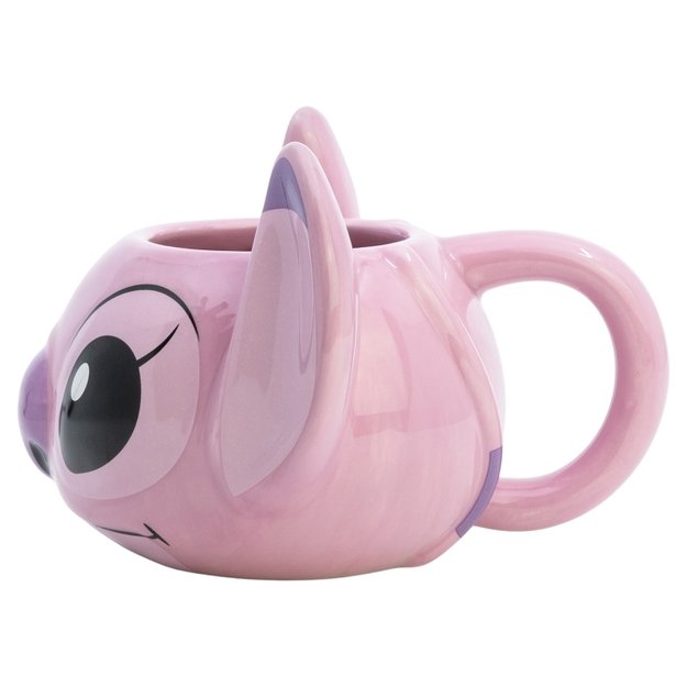 „Disney Stitch“ – 3D keraminis puodelis dovanų dėžutėje iš „Angel Collection“, 375 ml