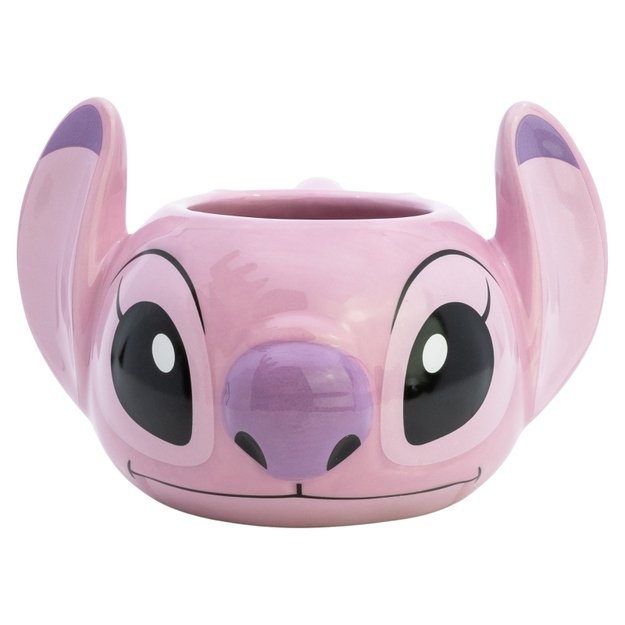 „Disney Stitch“ – 3D keraminis puodelis dovanų dėžutėje iš „Angel Collection“, 375 ml