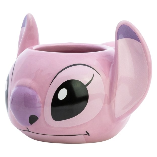 „Disney Stitch“ – 3D keraminis puodelis dovanų dėžutėje iš „Angel Collection“, 375 ml