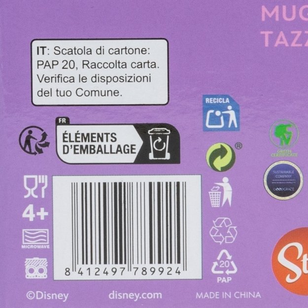 „Disney Stitch“ – 3D keraminis puodelis dovanų dėžutėje iš „Angel Collection“, 375 ml 8