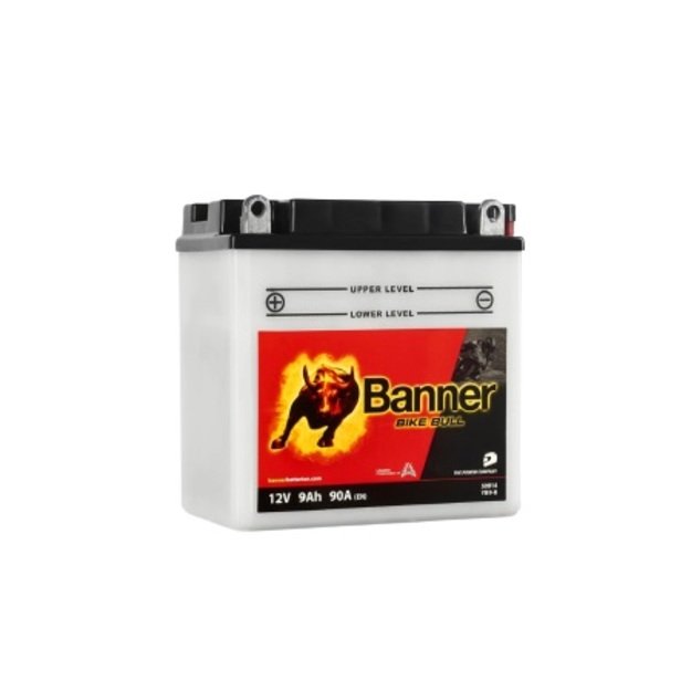 Banner 9Ah Bike Bull +- 12V 90A akumuliatorius 135x75x139mm  