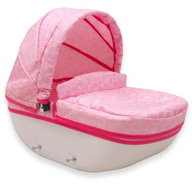 Prabangus lėlių vežimėlis „New Baby COMFORT“ rožinis