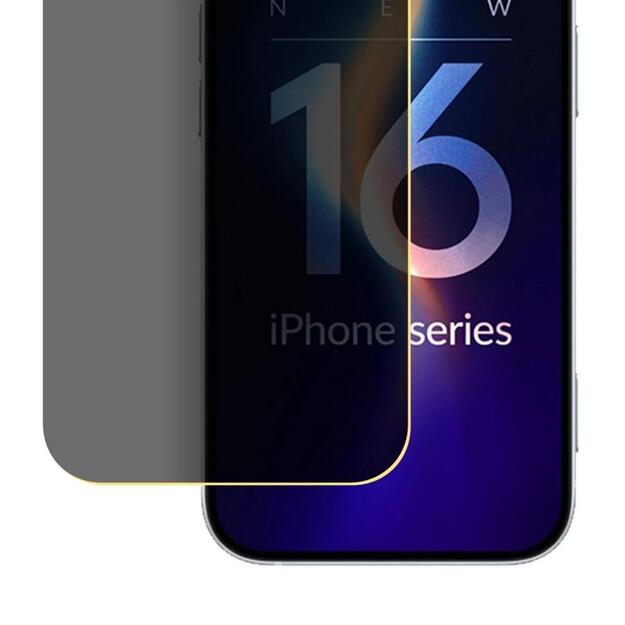 3mk Silky Matt Privacy – matinė privatumo plėvelė, skirta iPhone 16 Pro 3