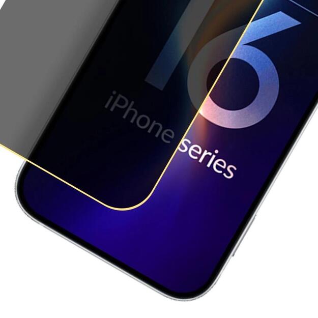 3mk Silky Matt Privacy – matinė privatumo plėvelė, skirta iPhone 16 Pro 2