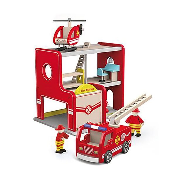 Wooden fire station Viga 3