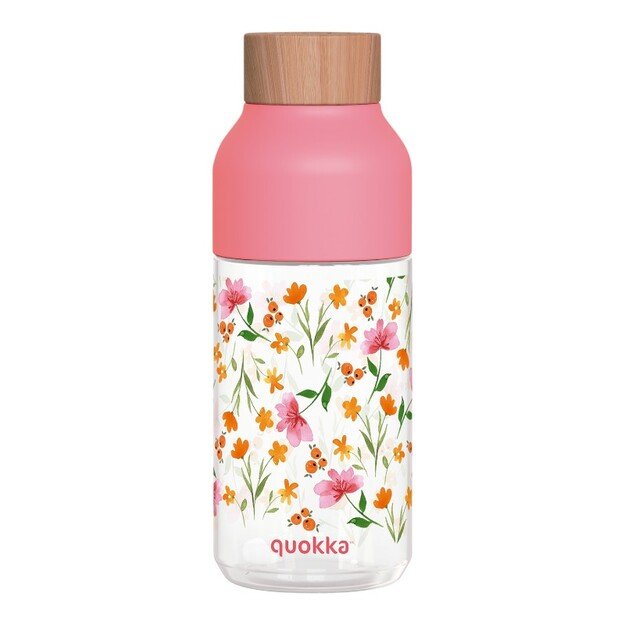 „Quokka Ice“ – „Ecozen“ vandens buteliukas, 570 ml (rožinių gėlių)