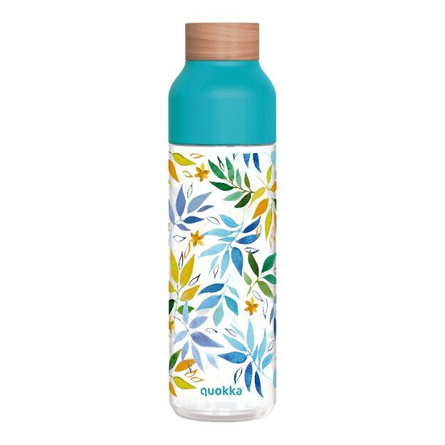 „Quokka Ice“ – „Ecozen“ vandens buteliukas, 840 ml (akvarelės spalvos lapai) 4