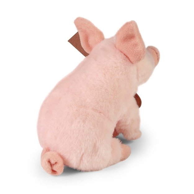 Pliušinis žaislas Rappa - realistiškas sėdintis paršelis 18 cm, ekologiškas 1