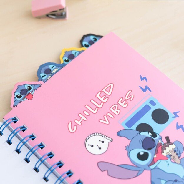 „Disney Stitch“ – užrašų knygelė / bloknotas A5 formatu iš tropikų kolekcijos 2