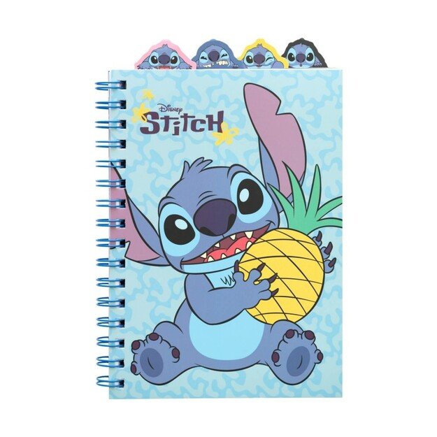 „Disney Stitch“ – užrašų knygelė / bloknotas A5 formatu iš tropikų kolekcijos 12