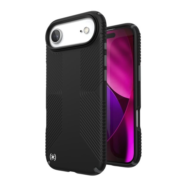 „Speck Presidio2 Grip MagSafe“ dėklas „iPhone 17 Air“ (juodas / pilkas / baltas) 3