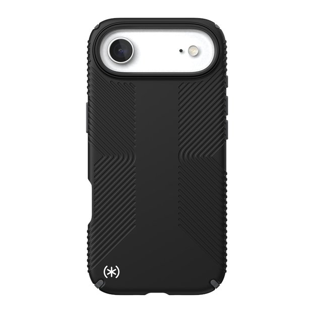 „Speck Presidio2 Grip MagSafe“ dėklas „iPhone 17 Air“ (juodas / pilkas / baltas) 12