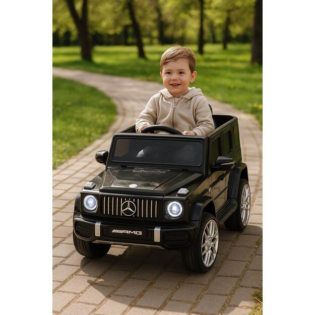 Elektrinis automobilis Baby Mix Mercedes-Benz G63 AMG juodas juodas 7