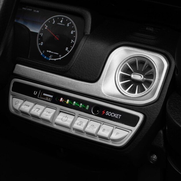 Elektrinis automobilis Baby Mix Mercedes-Benz G63 AMG juodas juodas 5