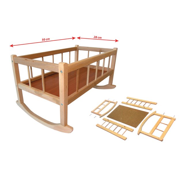 the wooden cradle, 50 x 28 cm 1