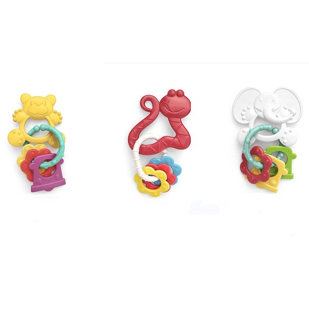 gyvūnų kramtukas su pakabukais 3t. 6