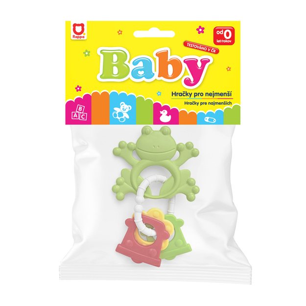 gyvūnų kramtukas su pakabukais 3t. 2