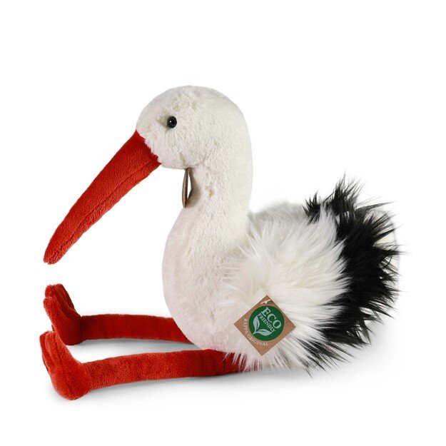 Plush stork 39 cm ECO-FRIENDLY 3
