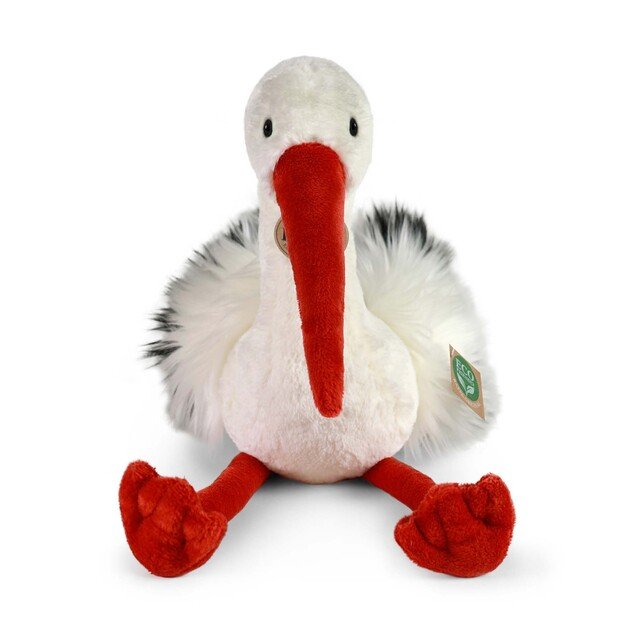 Plush stork 39 cm ECO-FRIENDLY 2
