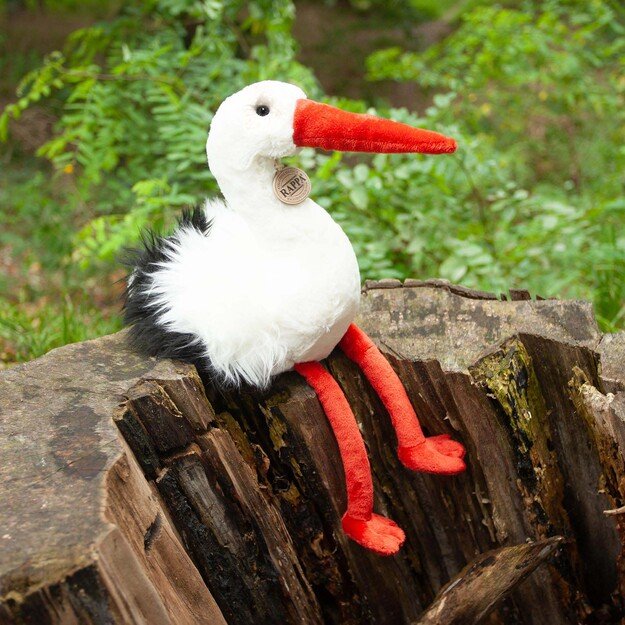 Plush stork 39 cm ECO-FRIENDLY 5