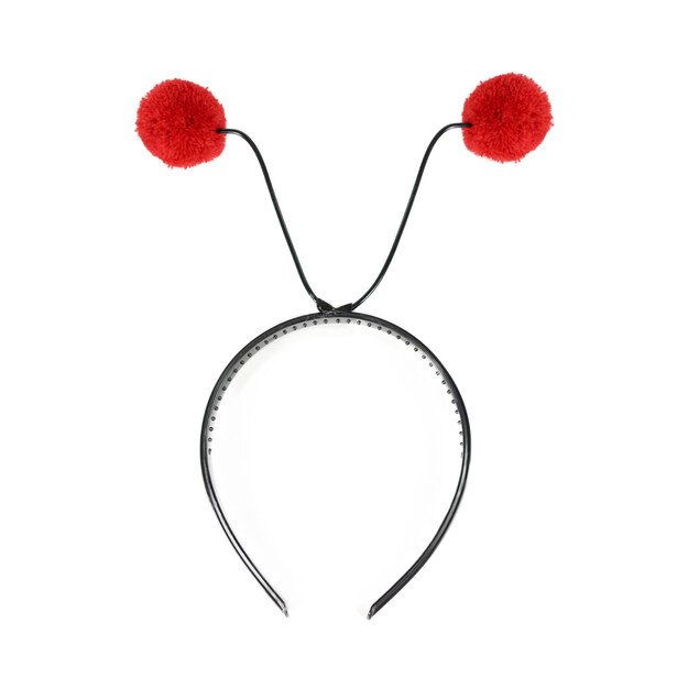 Children ladybug headband with tentacles