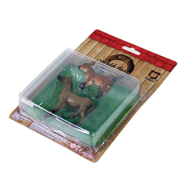 Ūkio gyvūnai 2 viename - arklys ir asilas 3