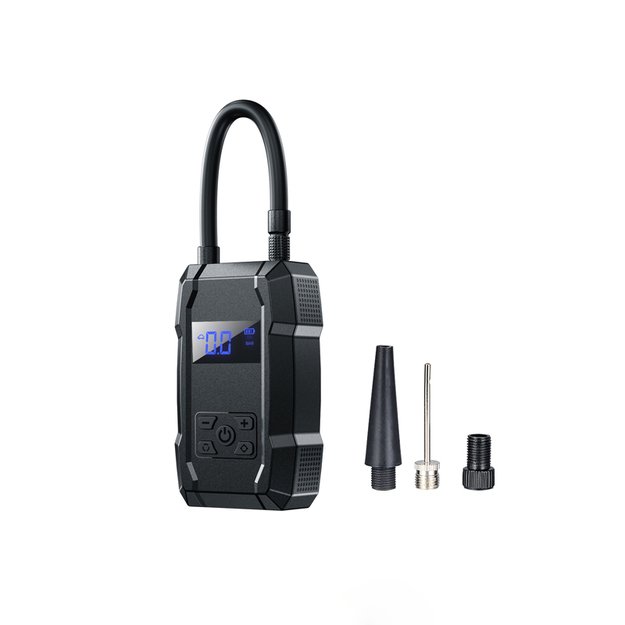 WEKOME Pi801 – nešiojamas elektromobilio siurblys + Power Bank 2000 mAh (juodas) 15