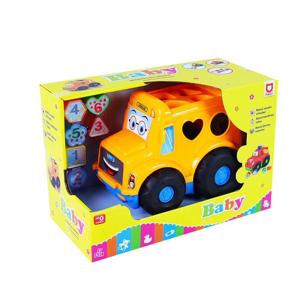 the Bus insert puzzle for babies 3